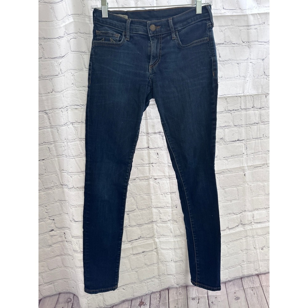 True Religion Casey Low Rise Super Skinny Dark Wash Jeans